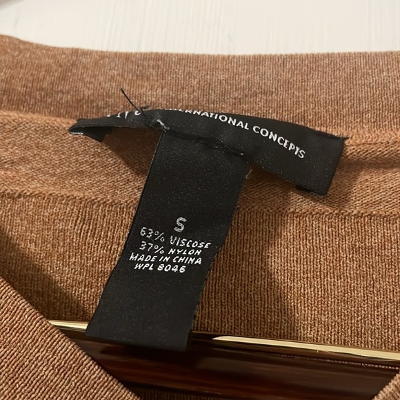 INC International Concepts Bell-Sleeve Sweater Size S - Picture 4 of 6